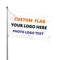 Drapeaux de guide touristique imprimés personnalisés, drapeau de guide touristique personnalisé de haute qualité en polyester avec mât rétractable