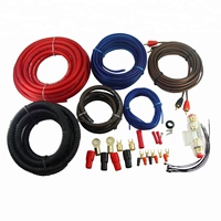 Améliorez le système audio de votre voiture avec un kit d'amplificateur audio complet OFC CCA TCCA avec gaine en PVC souple