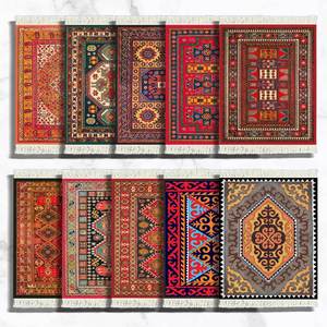 Sous-verres de style tapis oriental, sous-plats et dessous de tasse en gros pour table, style tapis, directement de l'usine - Product Image 2