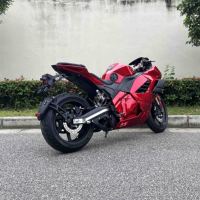 Nouvelle moto sportive électrique à grande vitesse 170 km/h, moteur refroidi par liquide 15 kW, batterie lithium 120 Ah, avec ABS et écran TFT