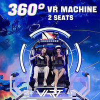Máquina de Juego de Realidad Virtual para 2 Personas, Simulador de Vuelo, Silla VR Tipo Huevo, Equipo de Juego 9D Cinema VR Arcade