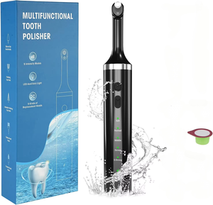 Lucidatrice professionale per uso domestico lucidante denti smerigliatrice tartaro & calcolo <span class=keywords><strong>Scaler</strong></span> Kit di strumenti con 5 testine per spazzole - Product Image 1