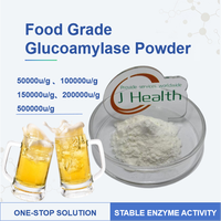 Poudre de glucoamylase de qualité alimentaire, glucoamylase à haute activité, enzyme de sucre d'amidon pour la saccharification de l'amidon