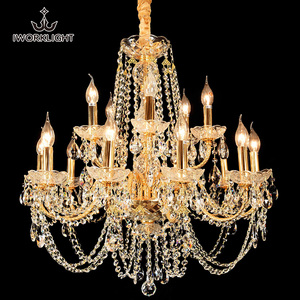 Iwork Châu Âu Retro Trang Trí Đám Cưới Trong Nhà Thiết Kế Đèn Chùm Maria K9 Đèn Chùm Pha Lê - Product Image 5