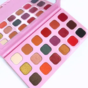 Pink Packaging Create Your Own Logo Custom Made Eyeshadow Palette Makeup