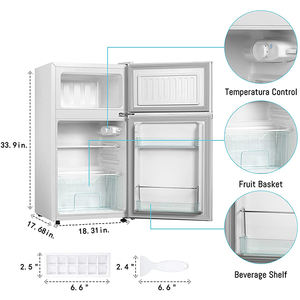 Mini réfrigérateur domestique BCD-90 pour hôtel, réfrigérateurs compacts, réfrigérateur ménager - Product Image 4