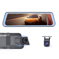 Nouveau Dashcam 10 pouces écran tactile voiture boîte noire double objectif Automobile enregistreur vidéo 1080P Dash Cam rétroviseur caméra de voiture