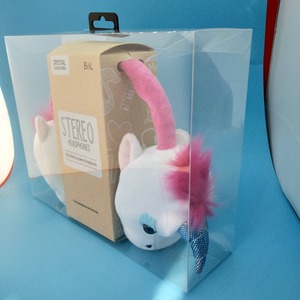 Casque d'écoute en peluche licorne KINGSTAR pour filles, cache-oreilles en fourrure d'hiver pour femmes, couvre-oreilles chauds, bandeaux pour femmes, jouets, cadeaux d'anniversaire - Product Image 6