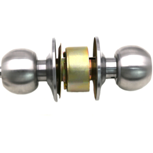 Maniglia per Porta Interna Moderna in Acciaio Inox con Serratura a Cilindro e Maniglia Rotonda per <span class=keywords><strong>Porte</strong></span> e Finestre di Appartamenti - Product Image 3