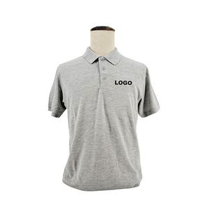 Polo d'affaires personnalisé de haute qualité en polyester pour le golf, avec broderie et logo - Product Image 1
