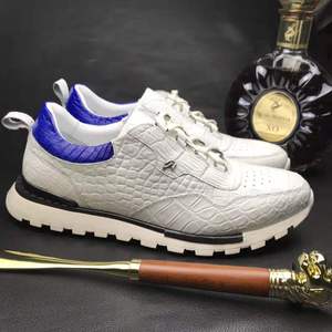 Goodyear chaussures de luxe femmes baskets de haute qualité en <span class=keywords><strong>cuir</strong></span> véritable hommes baskets chaussures Alligator Design original chaussures classiques hommes - Product Image 2