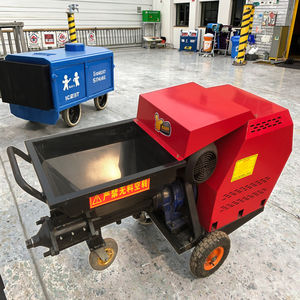 Machine à projeter du mortier de ciment portable avec pompe et compresseur intégrés pour une utilisation facile - Product Image 1
