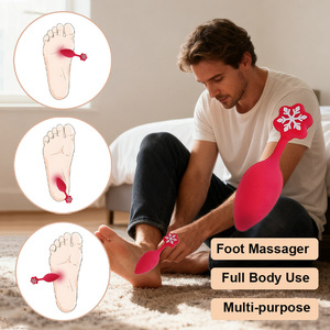 Foot Massager Snowflake Shape Soft Silicone For Foot Therapy Massage - Product Image 2