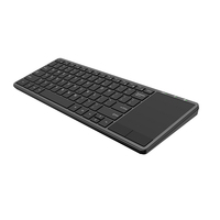 Keyboard OEM Touchpad-Produk Baru 2.4G Ultra-Tipis Nirkabel 78 Tombol Antarmuka USB LED Backlit Plug and Play Scissor Switch