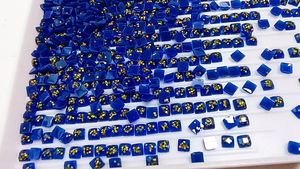 844 DMC # quadrato Shinny Glitter resina pietra <span class=keywords><strong>per</strong></span> arte stampato tessuto diamantati accessori essenziali - Product Image 4