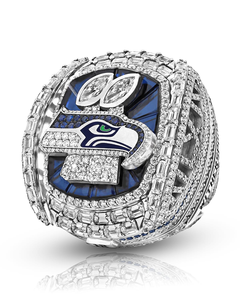 Anillo de Campeón de Fútbol Blue Hawk 2025-2026, con Alas, Deportivo, para Hombre, Joyería de Moda - Product Image 3