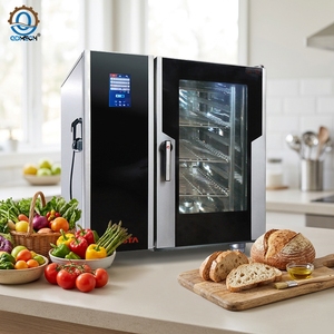 SH QDMECH Oven Kombinasi Komersial Multifungsi untuk Layanan Makanan, Oven Konveksi Uap, Oven Kombinasi - Product Image 1