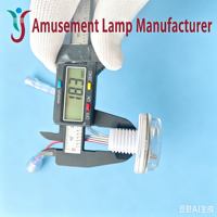 Lampes à pixels de 45 mm, lumières LED programmables en forme de champignon pour parc d'attractions, type roue de Ferris, type avion