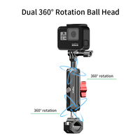 Support de rétroviseur en aluminium pour Insta360 One X4 X3 X2 /GoPro Hero 12 11 10 9 8 7 5 Max