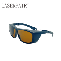 Lunettes de sécurité laser à haute protection certifiées CE 180-532nm et 900-1080nm pour machine esthétique Q-Switched et élimination des tatouages