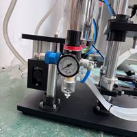 Machine de remplissage semi-automatique portable de bureau Zhongjie à 2 têtes, pneumatique, sous vide, pour liquides, savon liquide, bouteilles en plastique de haute qualité