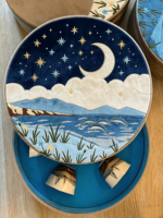 Boîte Cadeau de Luxe pour le Ramadan, Boîte Ronde en Velours Brodé pour Café et Bonbons, Emballage Personnalisé en Coton pour Dattes et Tasses à Thé