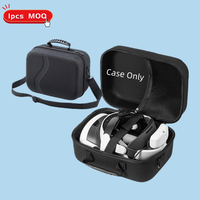 Grande mallette de transport pour casque VR Quest 3 / Vision Pro et accessoires de manette, étui de transport rigide Meta Quest 3