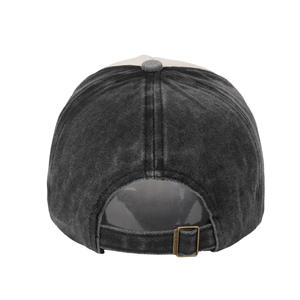 Vintage sıkıntılı Patchwork beyzbol şapkası çok renkli yıkanmış pamuk ayarlanabilir baba şapka ile Retro yırtık tasarım Ideal - Product Image 3