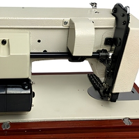 Machine à coudre industrielle à bras long, robuste, à alimentation directe d'usine, avec nouvelle pédale de commande au pied, en fer et plastique, la plus vendue