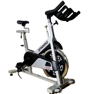 Bicicleta estática magnética profesional Body Strong para gimnasio con pantalla, ideal para uso en interiores y fitness. - Product Image 1