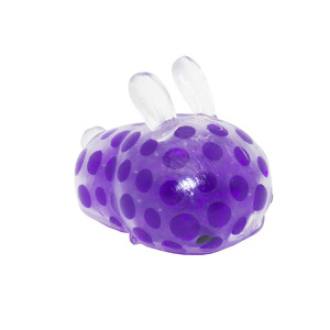 ของเล่นบีบลดความเครียดรูปสัตว์น่ารัก กระต่ายจิ๋ว ทำจากซิลิโคนเจลลี่บีด สำหรับเด็ก ขายส่งจำนวนมาก - Product Image 4