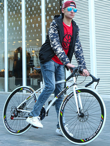 Neumático sólido ultraligero de 26 pulgadas Bicicletas para adultos Carreras de bicicletas de carretera de velocidad variable con curva de vuelo en vivo Super Fast Dead Flying - Product Image 3