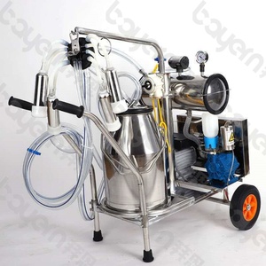 Máquina Portátil Automática Eléctrica para Producción de Leche de Vaca, Cabra, Oveja y Camello, Móvil, de Acero Inoxidable 304, para Ordeño de Vacas Lecheras - Product Image 1