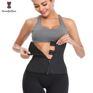 Ceinture noire populaire pour femmes Ann <span class=keywords><strong>Chery</strong></span> Corset gaines colombiennes avec fermeture éclair et crochets - Product Image 5