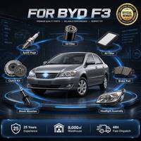 Ensemble d'amortisseurs d'origine, pièces de carrosserie, kit de carrosserie, pièces détachées automobiles BYD, accessoires pour BYD F3 2005-2018, pièces de rechange