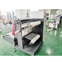 Machine de découpe automatique de rouleaux d'étiquettes de papier autocollantes, découpeuse de feuilles autocollantes semi-rotatives