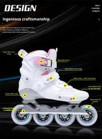 Patins à roulettes professionnels SeeMore Freestyle, chaussures en fibre de carbone, pour slalom et patinage urbain