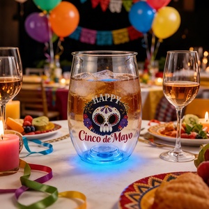 Verres lumineux en <span class=keywords><strong>plastique</strong></span> à LED pour boisson nocturne, verres à shot néon multicolores activés par le liquide, idéal pour les fêtes, bars et discothèques - Product Image 3