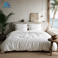 Cloudland certifié ISO9001, audité BSCI, certifié OEKO-TEX, tissage percale lisse en coton peigné de qualité supérieure 400TC, 100% coton