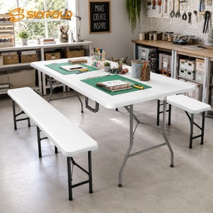 <span class=keywords><strong>Table</strong></span> pliante rectangulaire multifonctionnelle pour le camping en plein air, <span class=keywords><strong>table</strong></span> pliante de type <span class=keywords><strong>valise</strong></span>, <span class=keywords><strong>table</strong></span> pliante <span class=keywords><strong>pas</strong></span> chère - Product Image 3