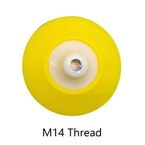 Placa de respaldo de borde suave M14 M16 de 5 o 6 pulgadas para almohadilla de pulido, almohadillas de pulido, placa trasera adhesiva para pulidora rotativa - Product Image 4