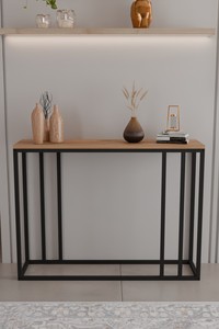 Cómoda de un solo nivel moderna y elegante con estante decorativo - Product Image 5