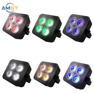 Projecteurs <span class=keywords><strong>LED</strong></span> sans fil sur batterie 4x20W RGBWAUV 6-en-1, ultra-légers, DMX512, pour scène, soirées, DJ et bars - Product Image 1