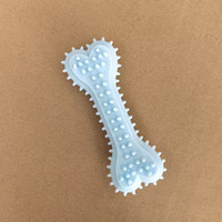 Jouets à mâcher pour chiens en forme d'os, nouveauté en gros, en caoutchouc TPR écologique, résistant aux morsures, pour le nettoyage des dents et les molaires