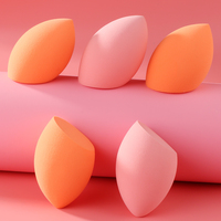 Éponge à poudre lavable en forme de gourde pour le visage, grand applicateur de blush, ensemble d'éponges de maquillage Real Tech Vegan Cruelty Free