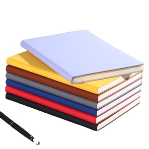 2024 2025 tan màu với nút kim loại B5 máy tính xách tay <span class=keywords><strong>Folio</strong></span> với Pen holderlay flatcolor edgepu leatherhigh chất lượng - Product Image 5