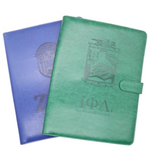 Chất lượng cao kinh doanh máy tính xách tay A4 + Kích thước da danh mục đầu tư với văn bản Pad Folio - Product Image 4