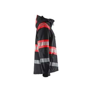 BLAKLADER-Veste Softshell haute visibilité 449425139955S Noir/Rouge-EAN 7330509882177 HI-VIS WORKWEAR - Product Image 3