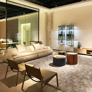 Hiện Đại Văn Phòng Nhà Bếp lưu trữ <span class=keywords><strong>CURIO</strong></span> rượu Showcase đèn Led thủy lực đóng cửa kính bản lề tủ trưng bày với khóa - Product Image 4