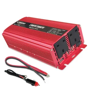 Electric DC 12v to AC 220v 1500 Watt 3000W Battery Charger Solar Power Inverters